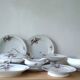 55-piece Limoges porcelain dinner service from the 1930s