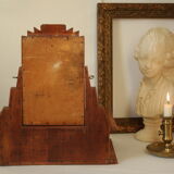 Coiffeuse psyché de table ancienne bois style art déco