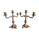 Pair of vintage candlesticks