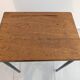 Vintage wooden and metal school desk