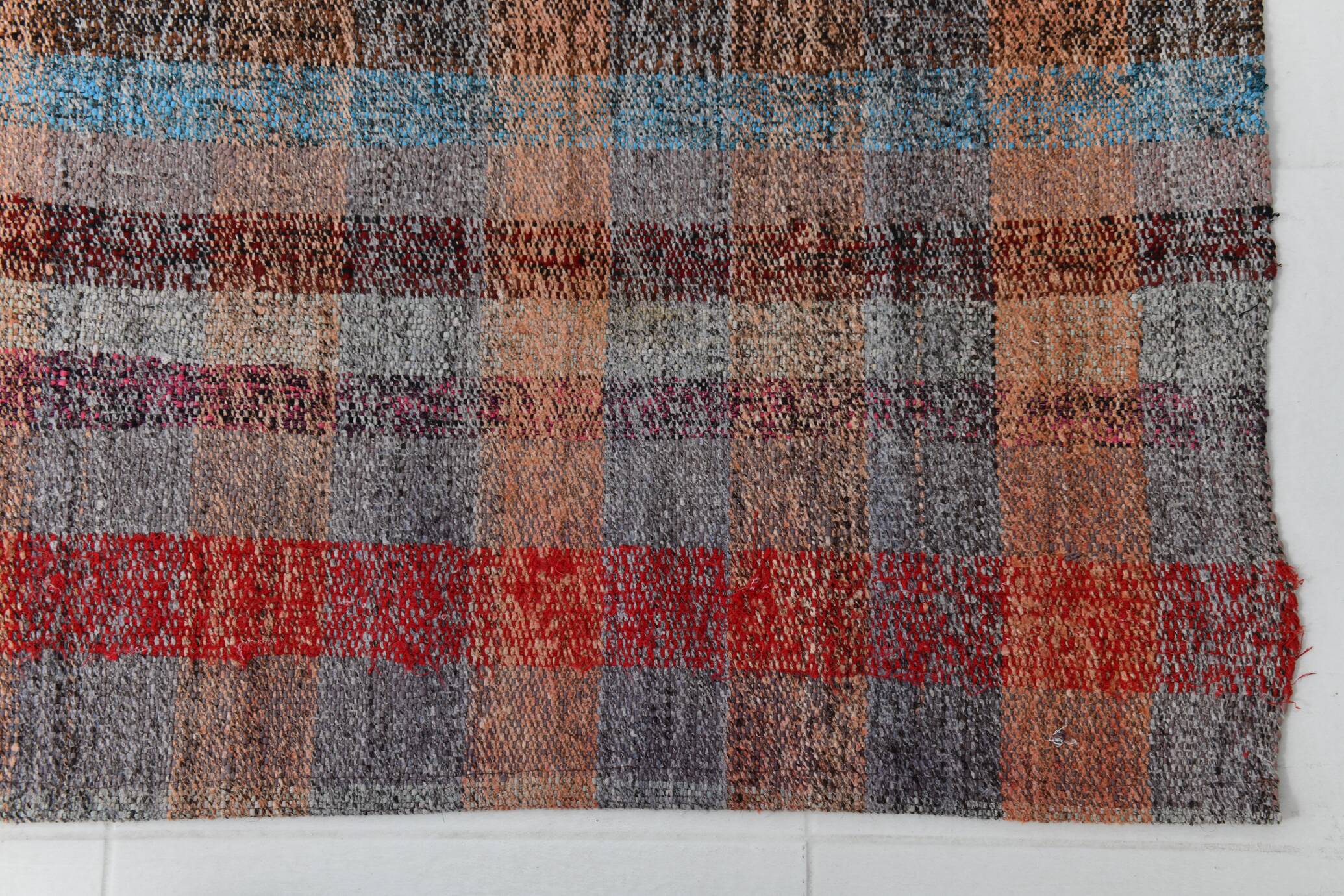 5x8 Shades Of Multicolor Handmade Kilim Rug, 160x258Cm