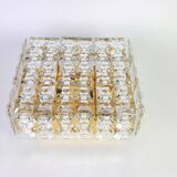 faceted crystal ceiling lamp by Kinkeldey, Germany.