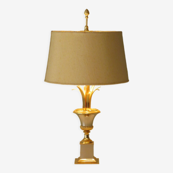 Hollywood Regency Palm table lamp by SA Boulanger