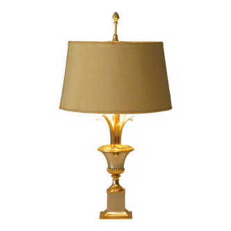 Hollywood Regency Palm table lamp by SA Boulanger