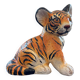 Young tiger hand-painted