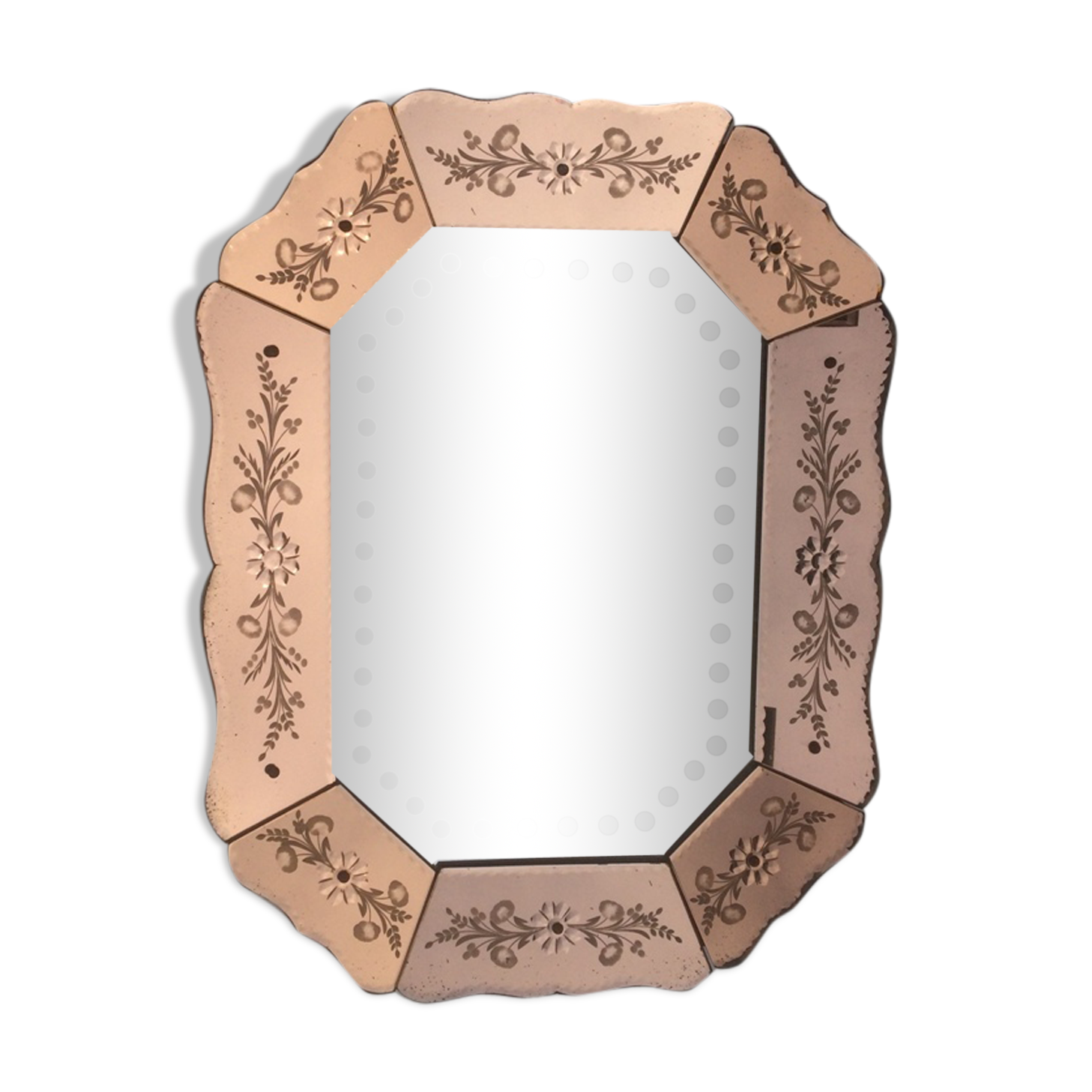 Mirror style Venetian art deco vintage
