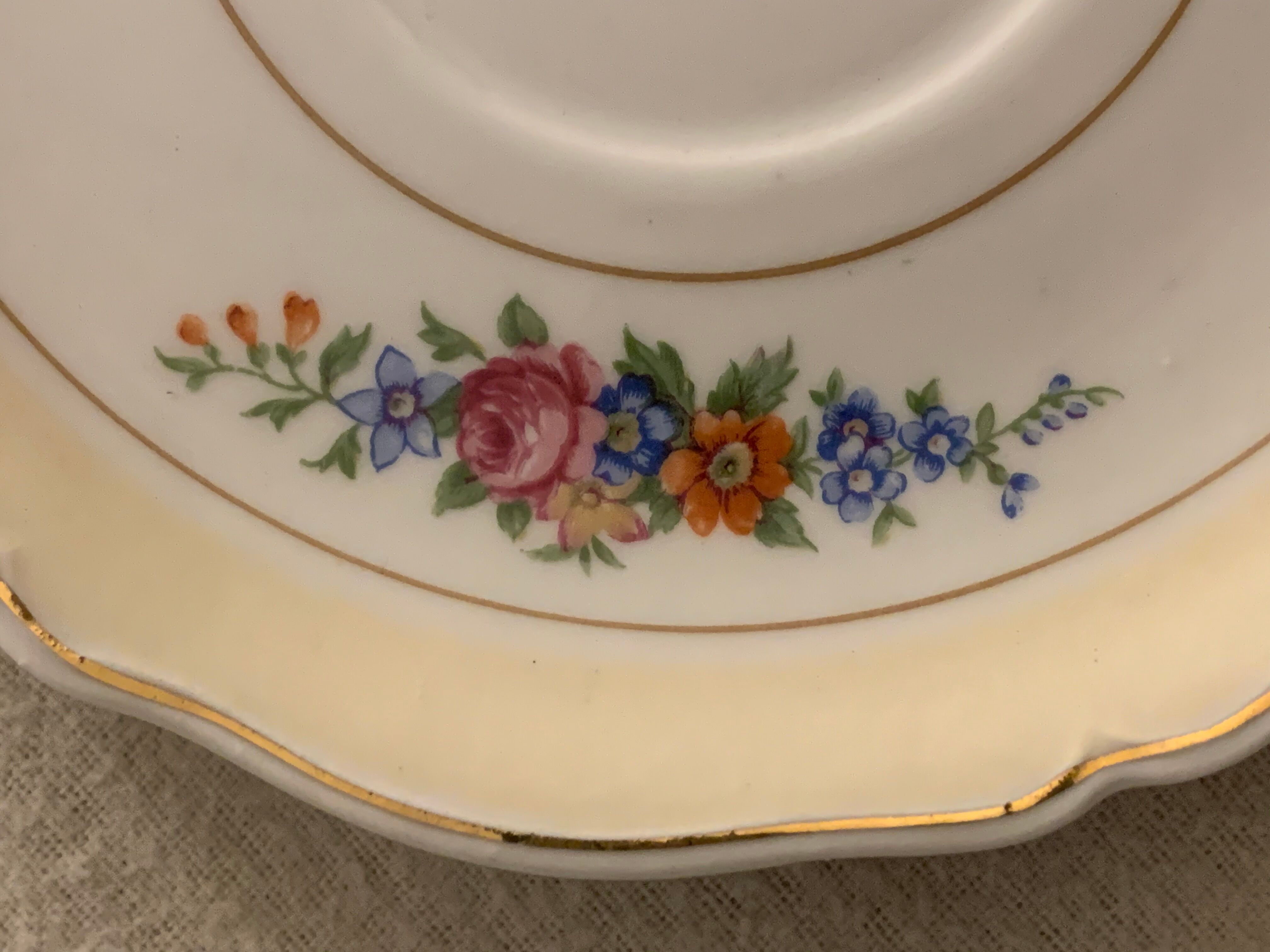 Limoges art deco porcelain coffee service by Legrand