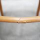 Chaise cannée vintage par J. Hoffmann, éditions Thonet