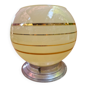 Globe en verre plafonnier - dorure