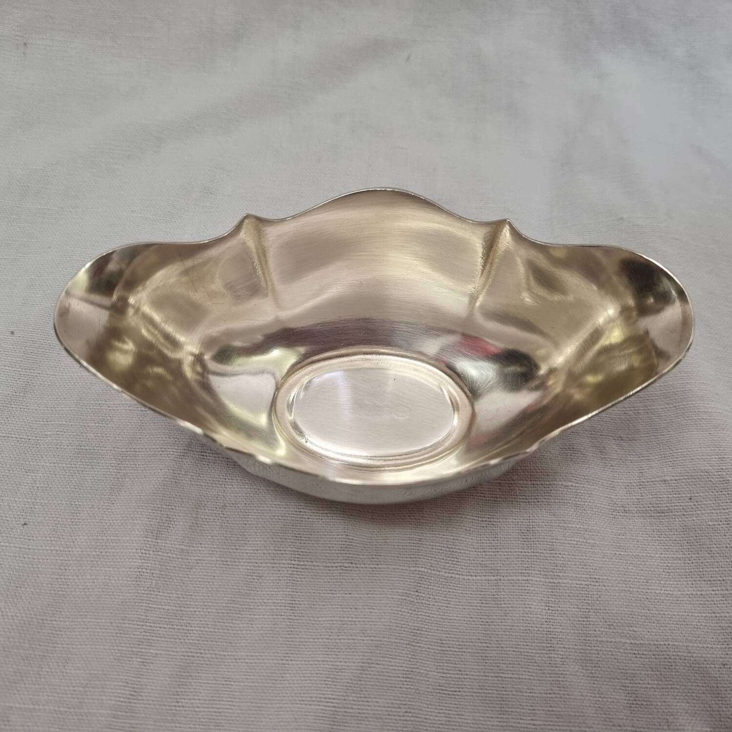 Silver sauce boat