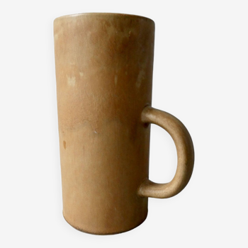 Natural tone stoneware vase