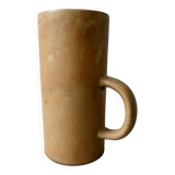 Natural tone stoneware vase