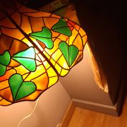 Tiffany-style stained glass pendant light