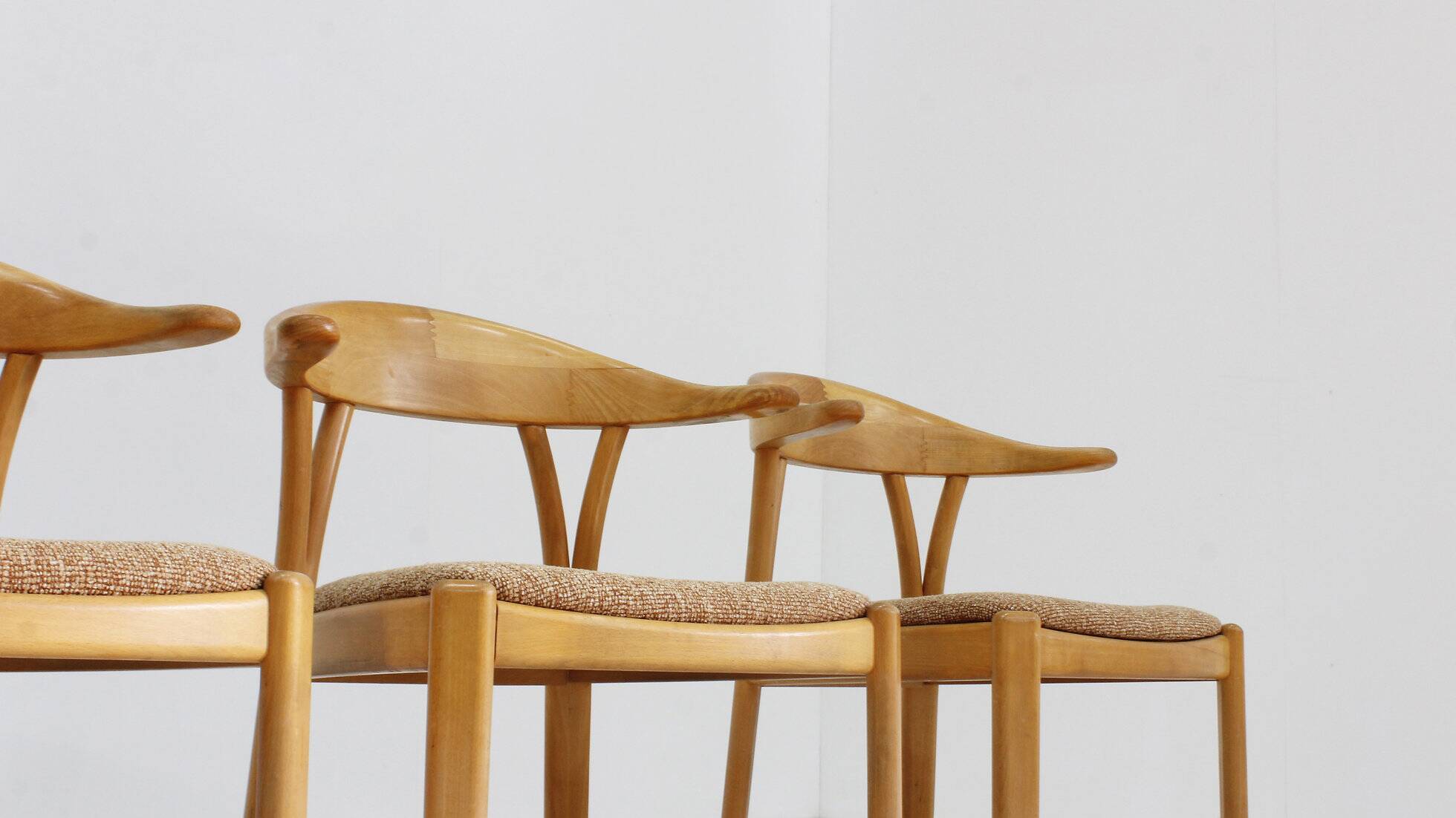 Vintage Danish dining chairs 1960s set of 4