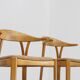 Vintage Danish dining chairs 1960s set of 4