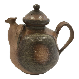 Large glazed stoneware teapot, Denmark 60's
