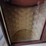 Vintage 1950s TV cabinet, with tapered legs.