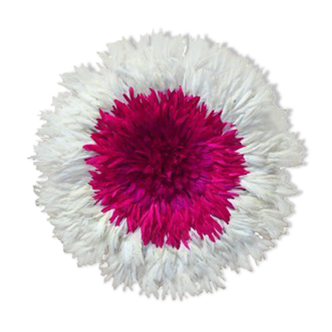 Juju hat rose contour blanc de 60 cm