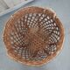 Large basket 53 cm in rattan and wicker basket