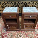 Pair of art deco bedside tables
