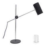 Black articulated desk lamp from the 60s