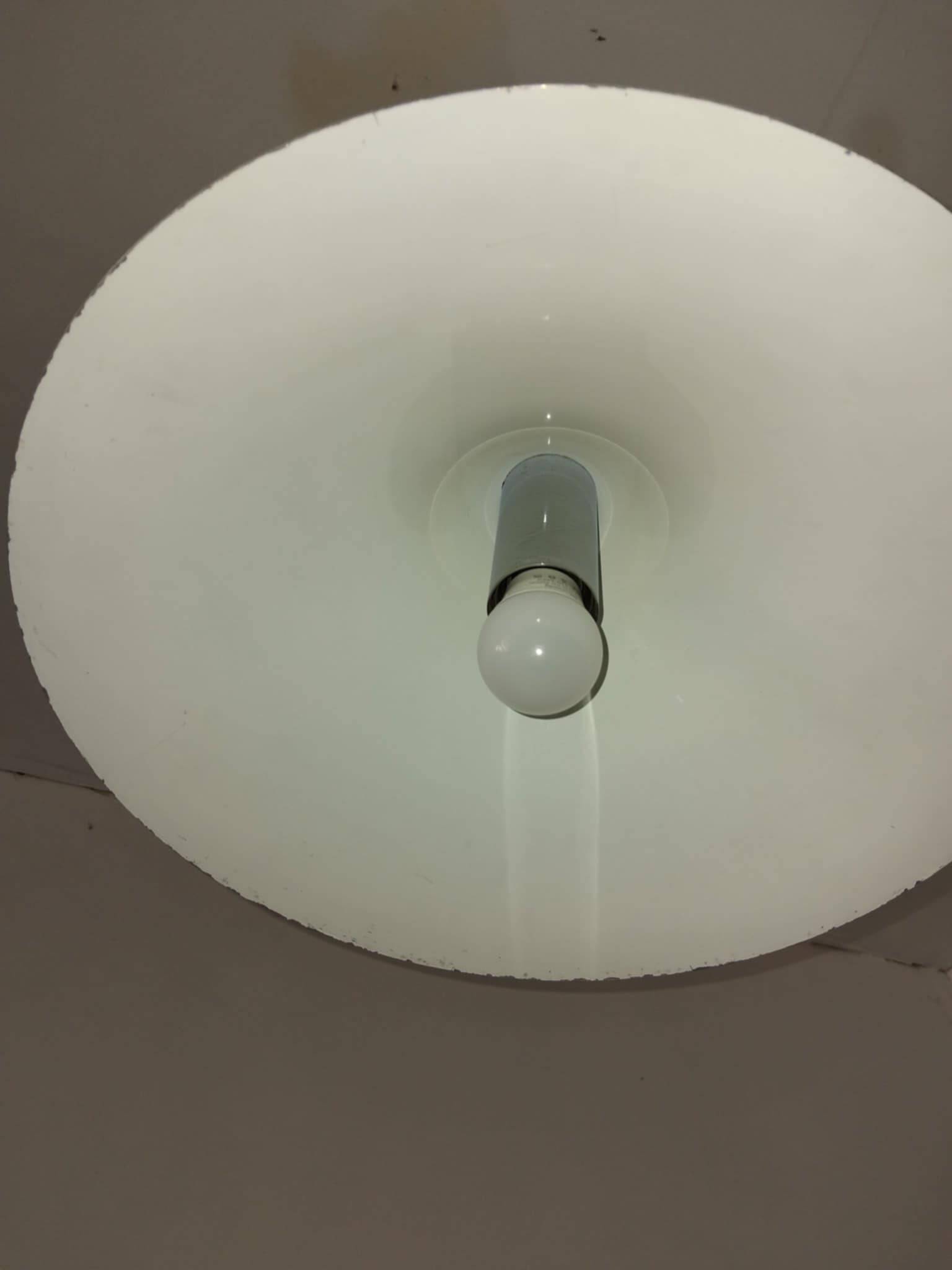 Danish diabolo suspension aluminum and chrome