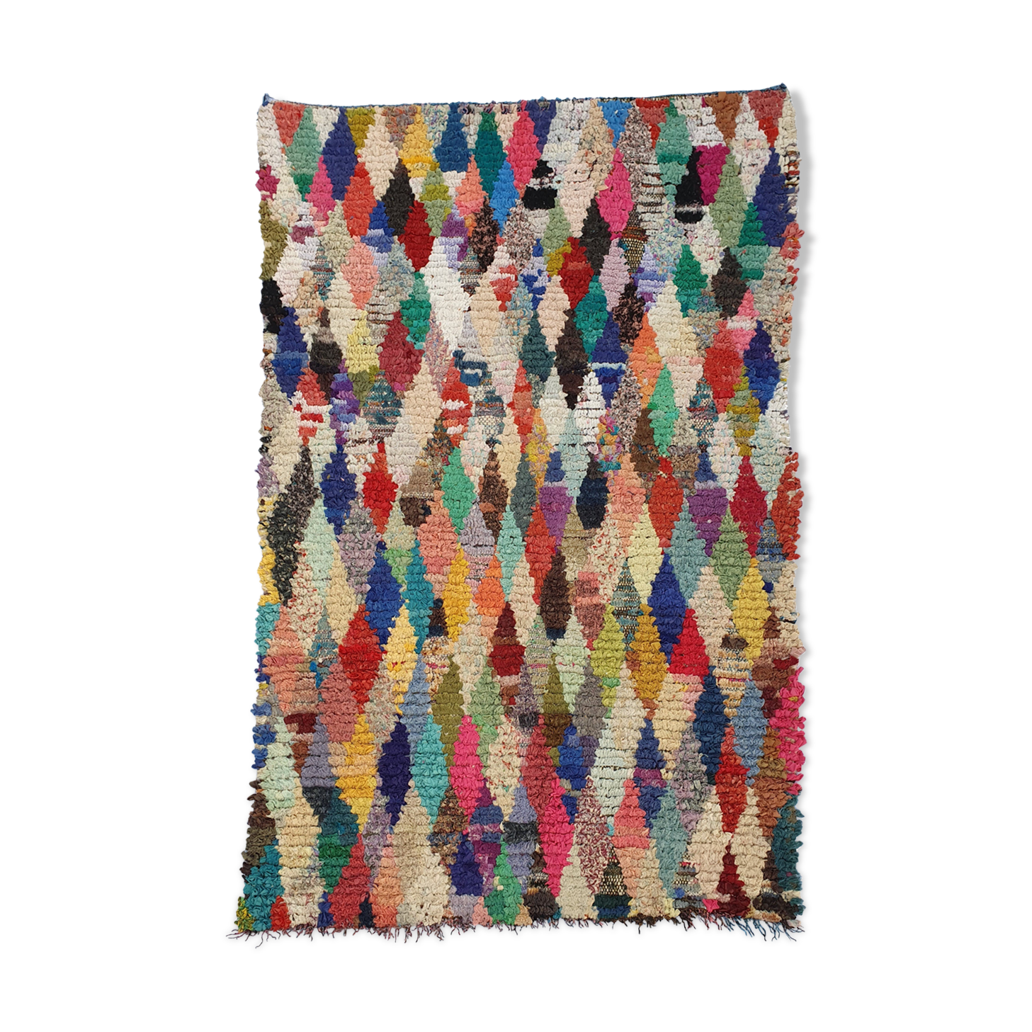 Moroccan Berber butcherouite rug hand-woven 150x100 cm