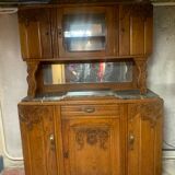 Art Nouveau furniture with top, marble top