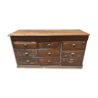 Furniture counter of industrial trade