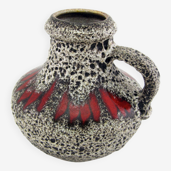 Vase en céramique Fat Lava - Lora Scheurich Keramik - West Germany Pottery - vintage années 60