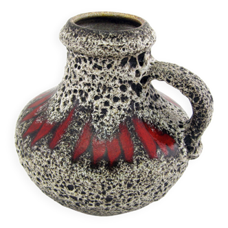 Vase en céramique Fat Lava - Lora Scheurich Keramik - West Germany Pottery - vintage années 60