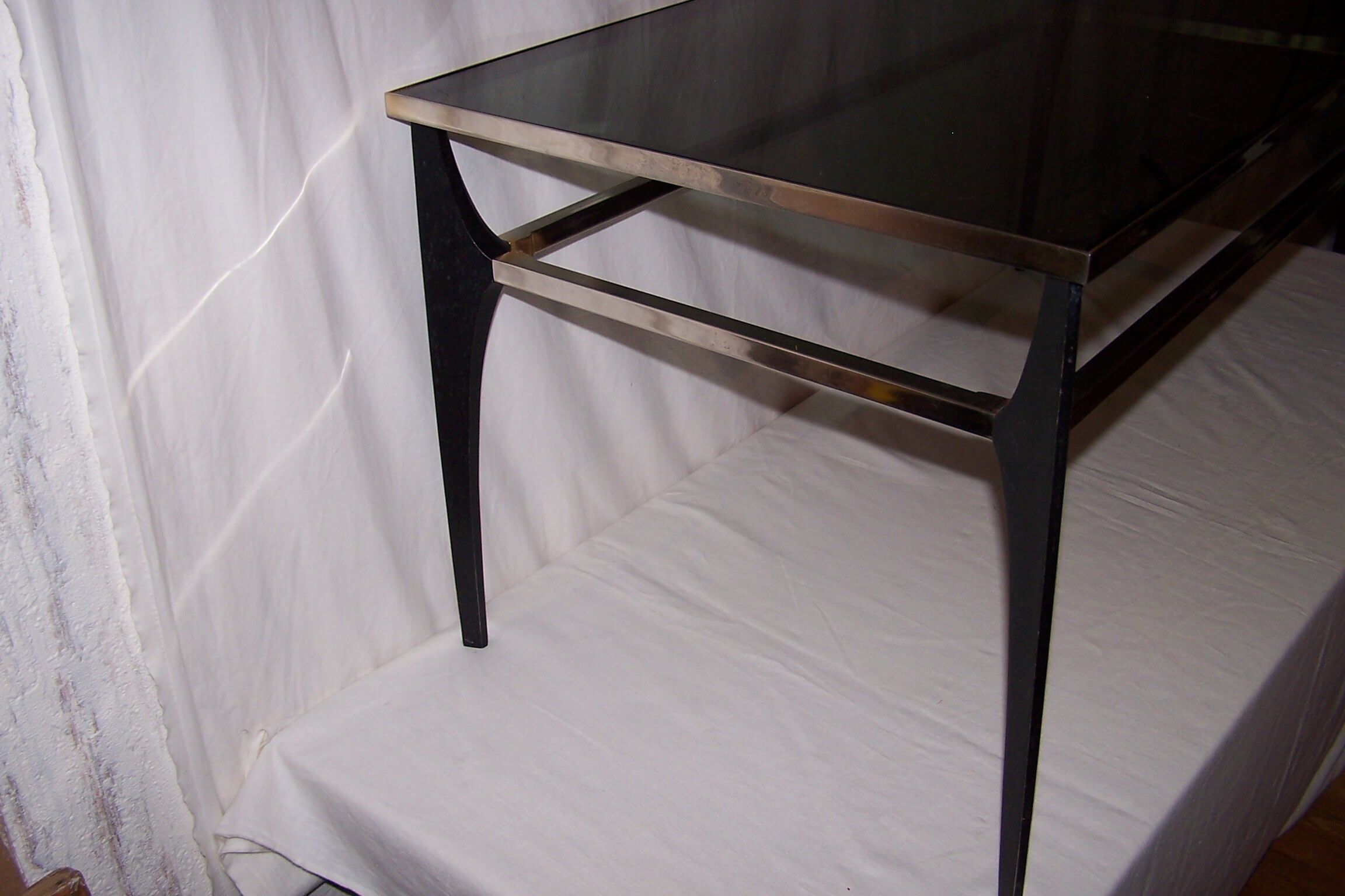 Coffee table glass tinted 50s