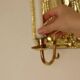 Pair Of Baroque Style Swedish Brass Sconces