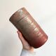 Vintage handmade cylindrical ceramic vase