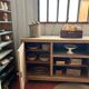 Raw wood sideboard