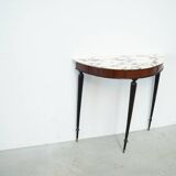 1950s Italian console with marble top