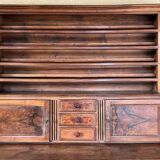 19th century Dauphinois sideboard in cherry wood, 2-part sideboard