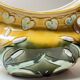 Antique Art Nouveau Barbotine Planter – Signed Orchies (c. 1900)