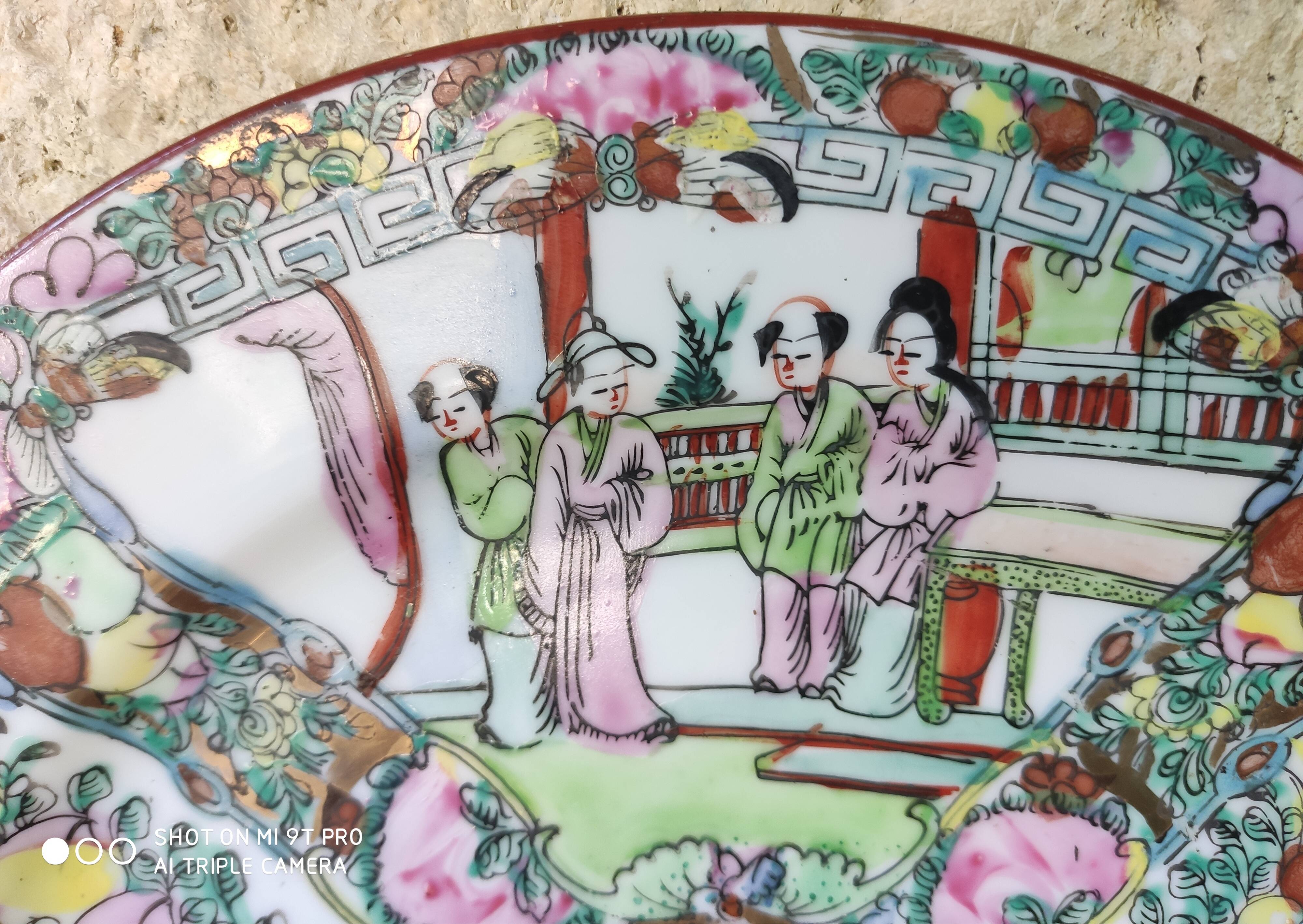 Assiette chinoise vintage