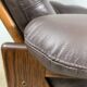 Wenge & Leather Lounge Armchair By Coja, 1981