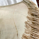 Lampshade vintage fringed velvet and pork bladder