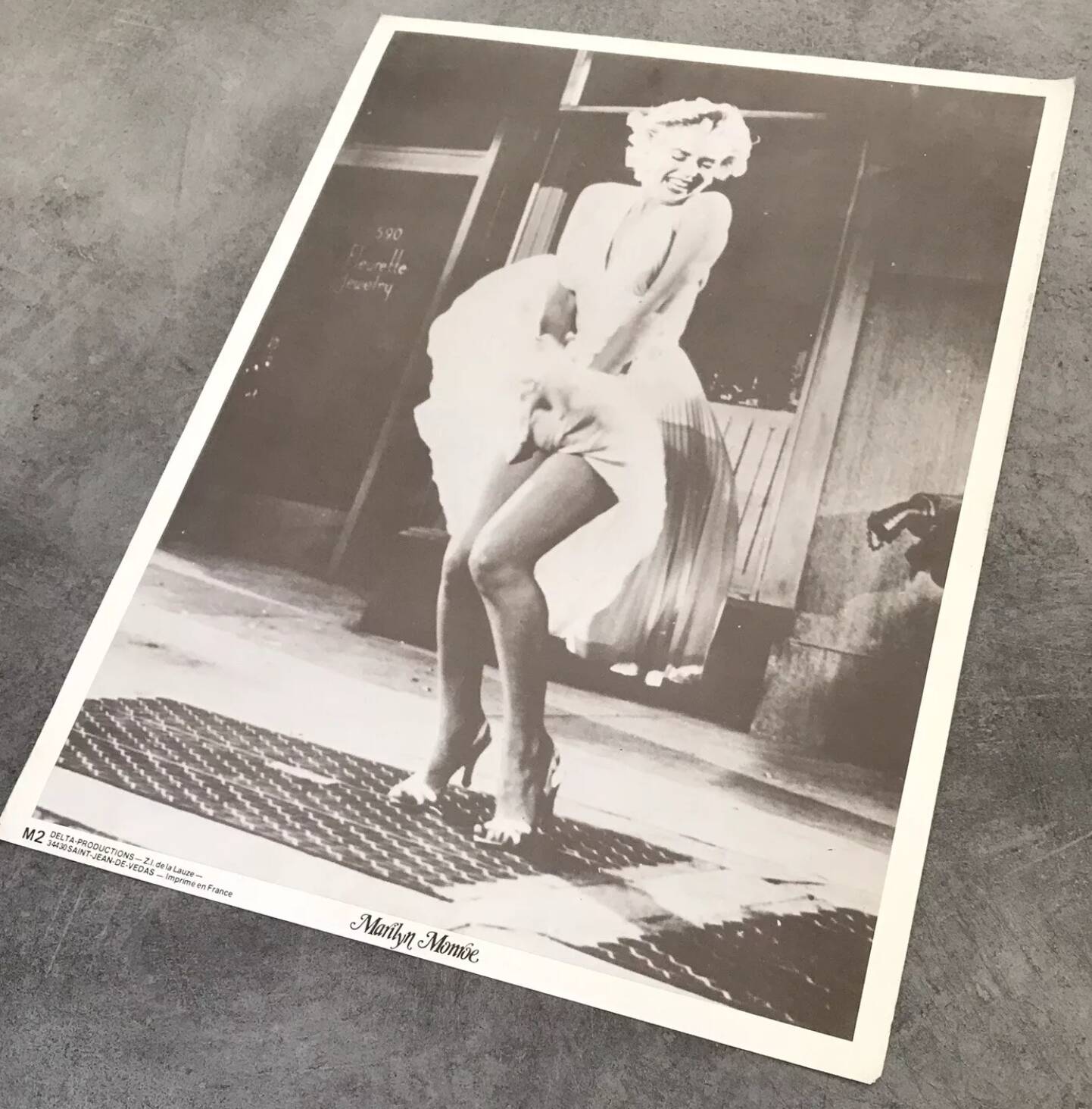 Poster, vintage photograph poster MARYLIN MONROE, M2 Delta-Productions