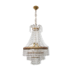 Lustre montgolfière à pampilles