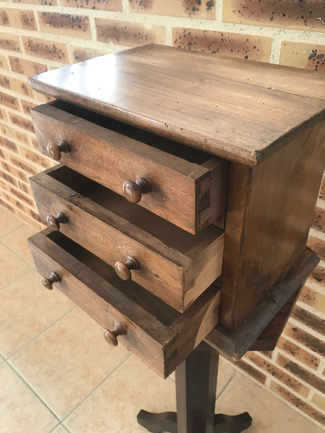 Old small jewelry chest of drawers