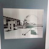 Photo on stainless steel La Vilette