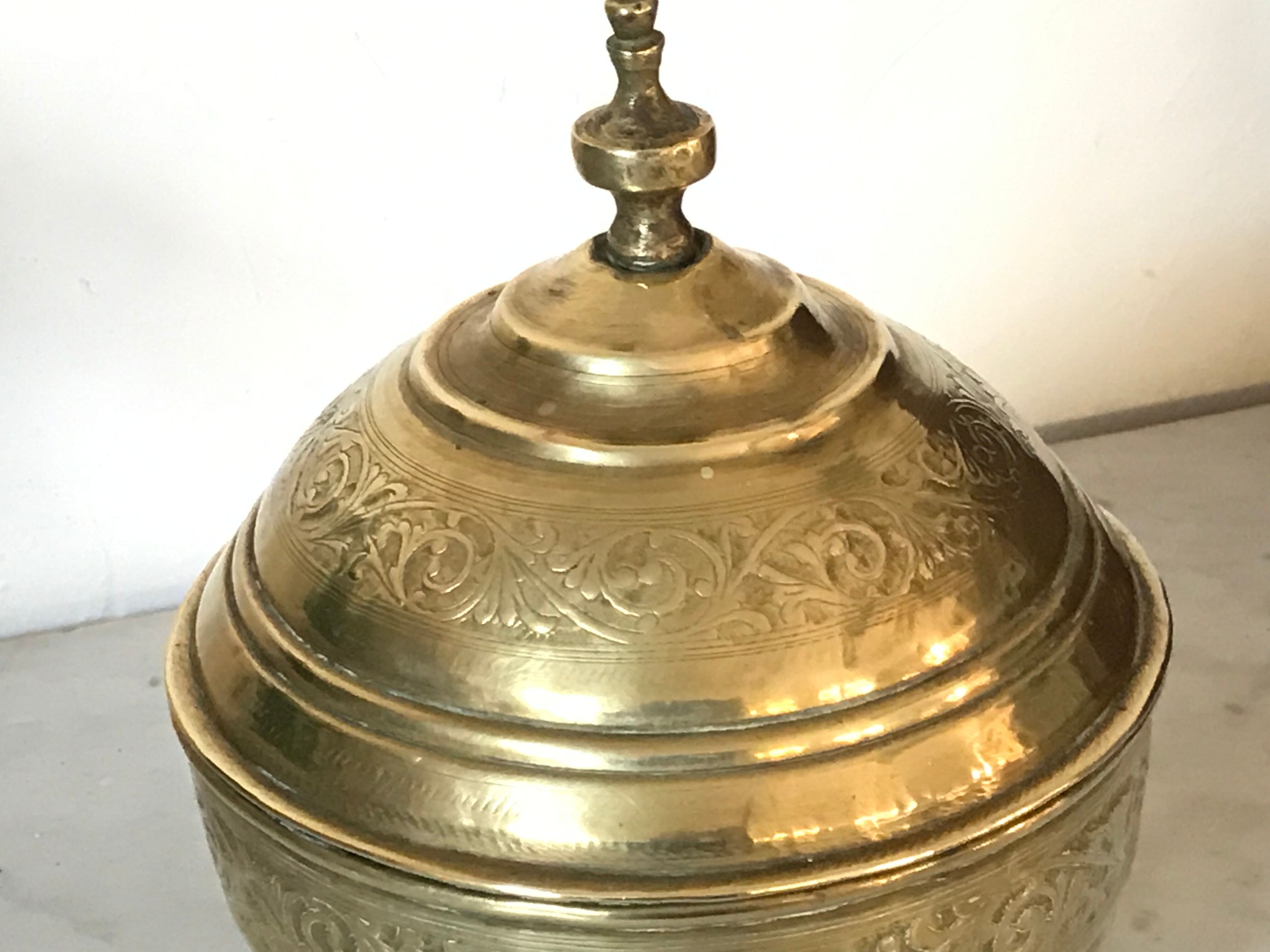 Vintage brass box