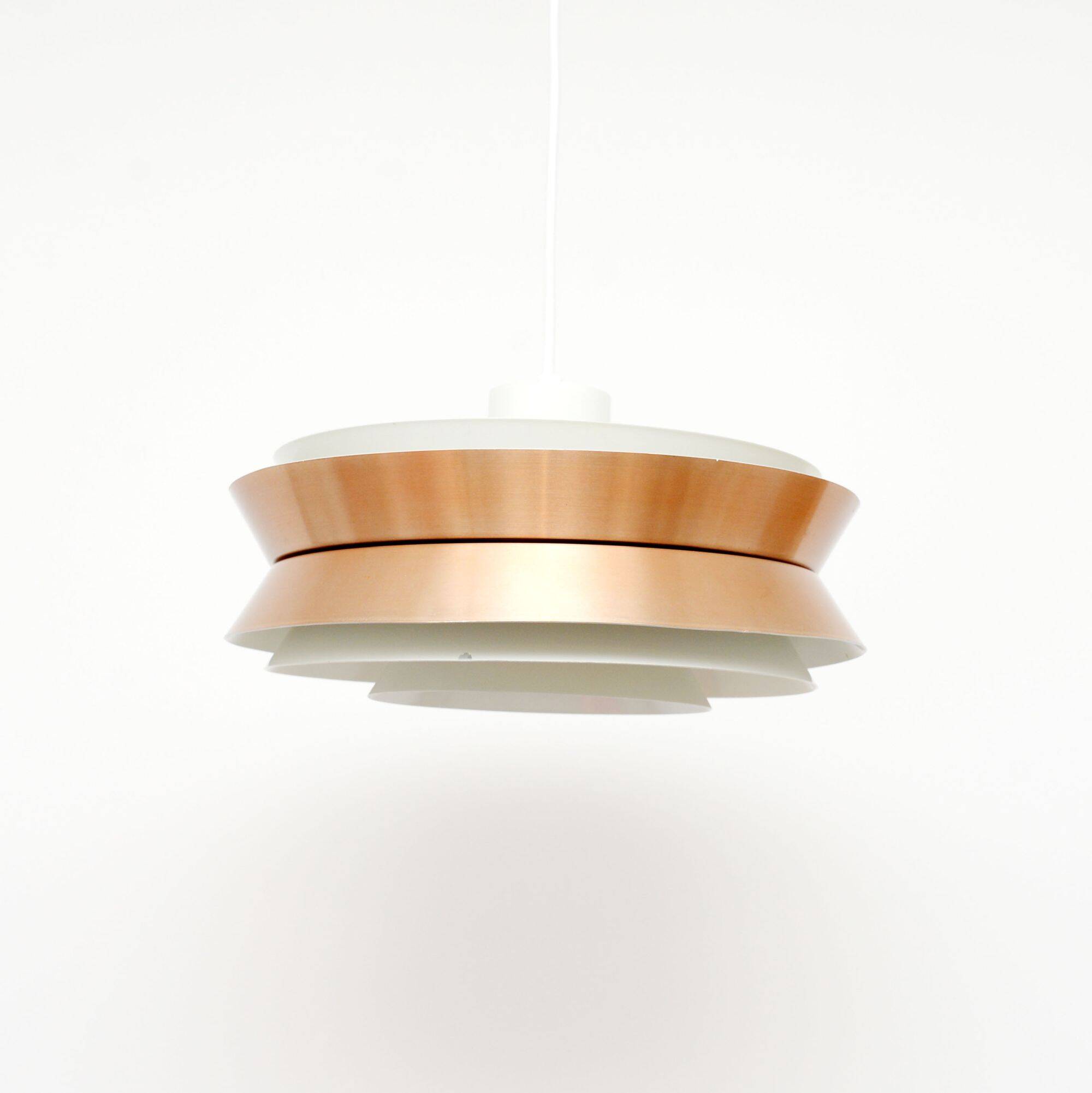 Lampe Trava en cuivre, design de C. Thore, Suède 1963