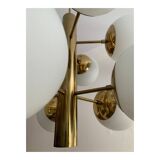 Vintage Sputnik Chandelier with 10 Globes, 1970s