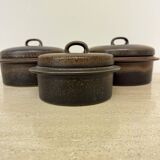 Set of 3 Arabia Ruska serving bowls , 1970s Finland