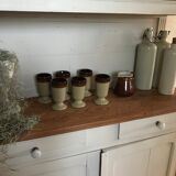 Ensemble de 4 mugs mazagran en grès